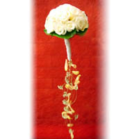 bouquet rond chute petales
