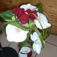 bouquet mariée chute