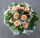 bouquet rond roses